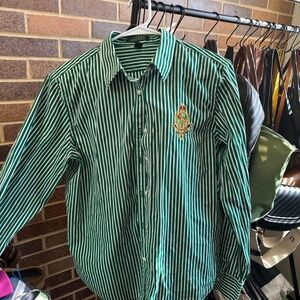 Ralph Lauren Relaxed Fit Striped Broadcloth Shirt